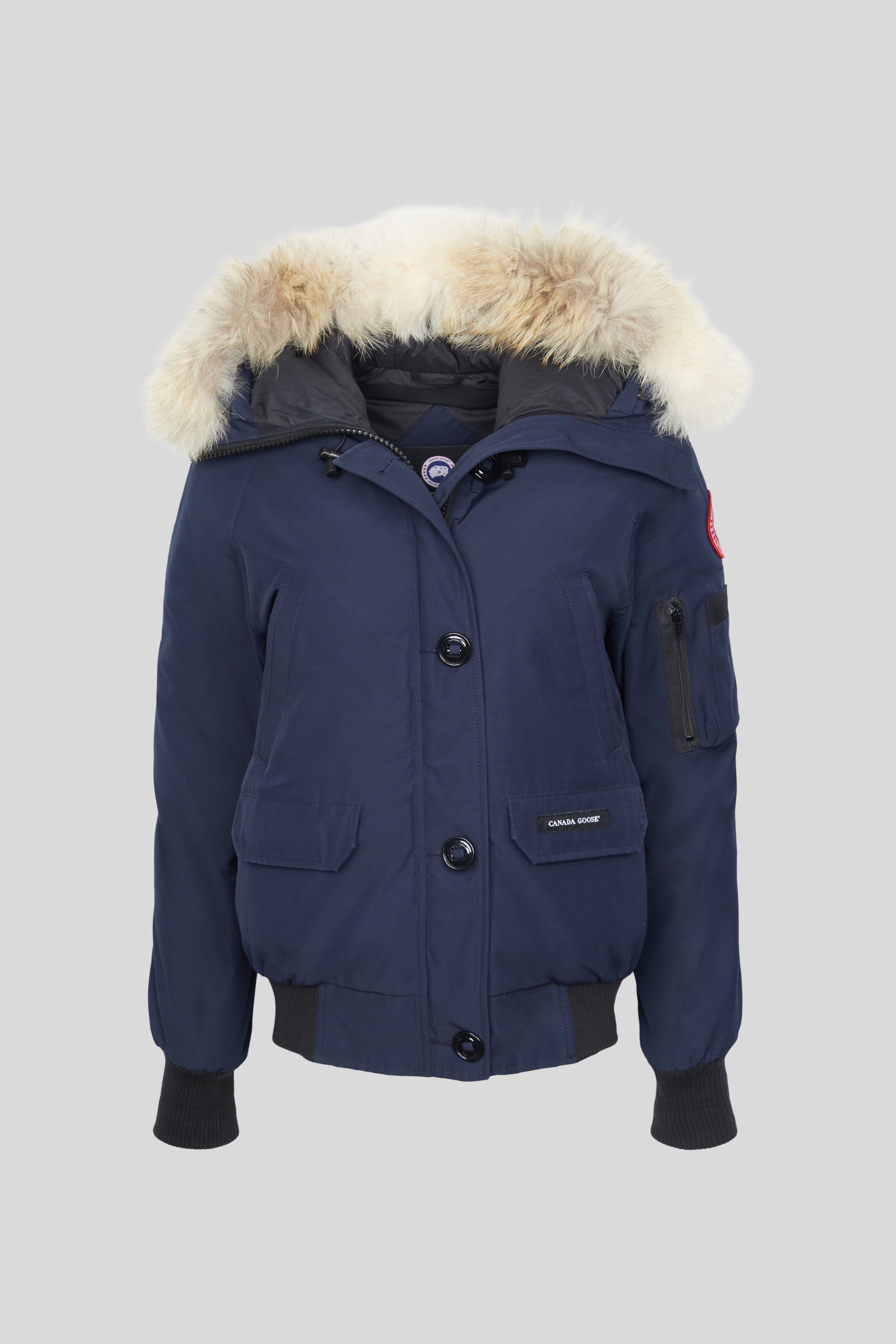 Goose Fur Canada Goose Web Wallet Used Chilliwack Bomber For Sale