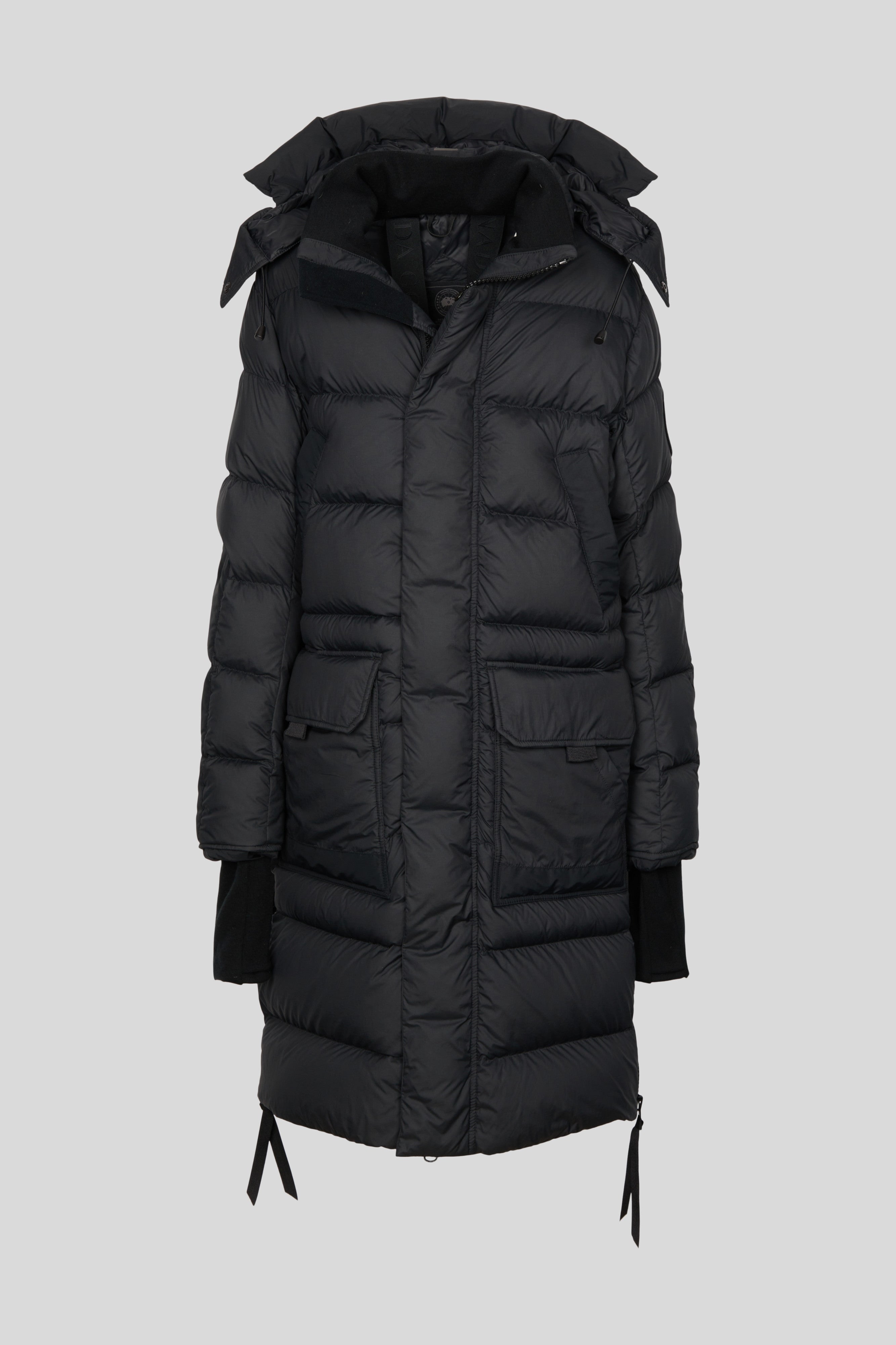 Canada goose warwick parka black label on sale