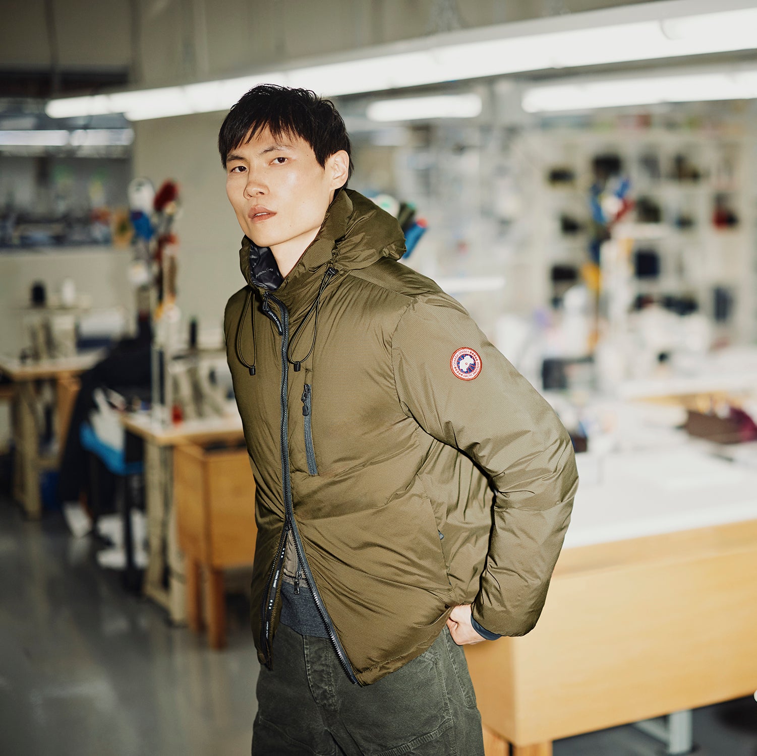 Light canada goose jacket best sale