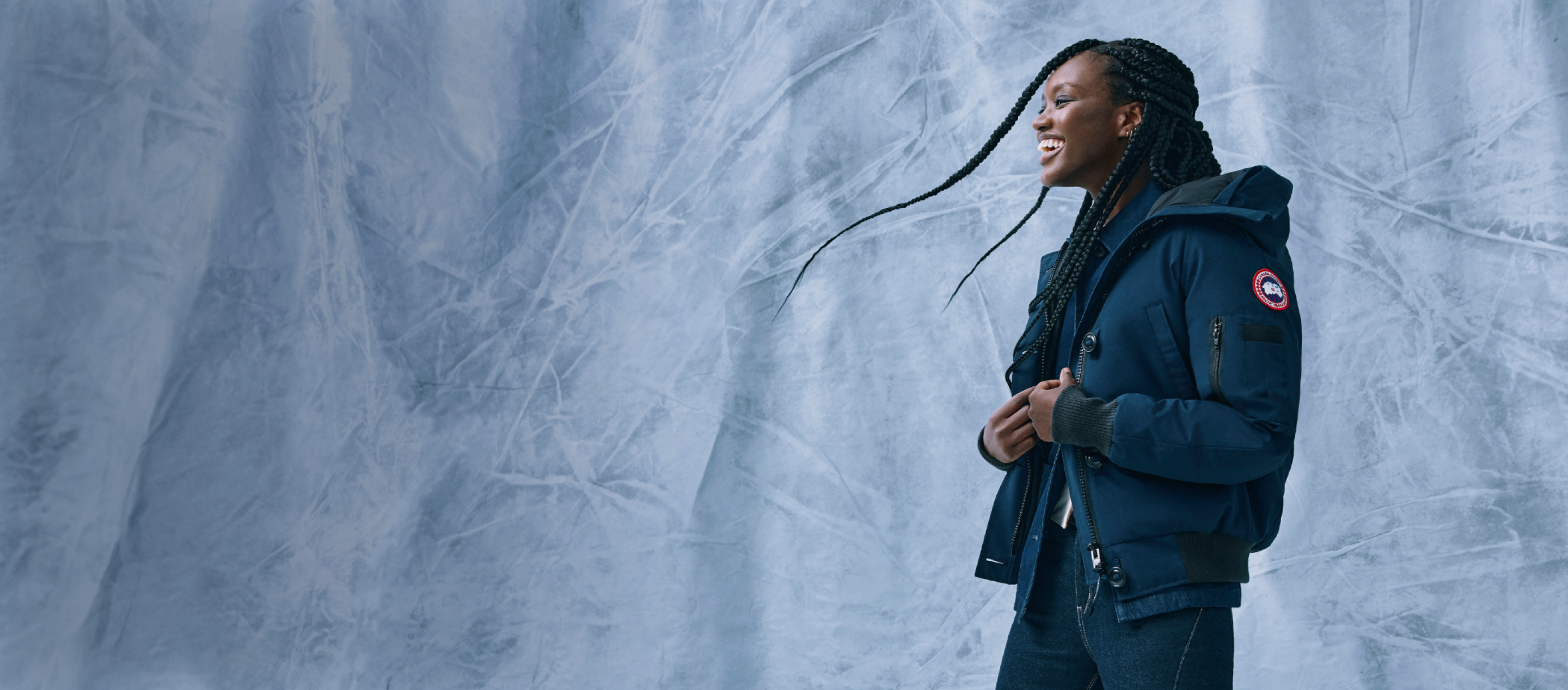 Teal canada top goose jacket