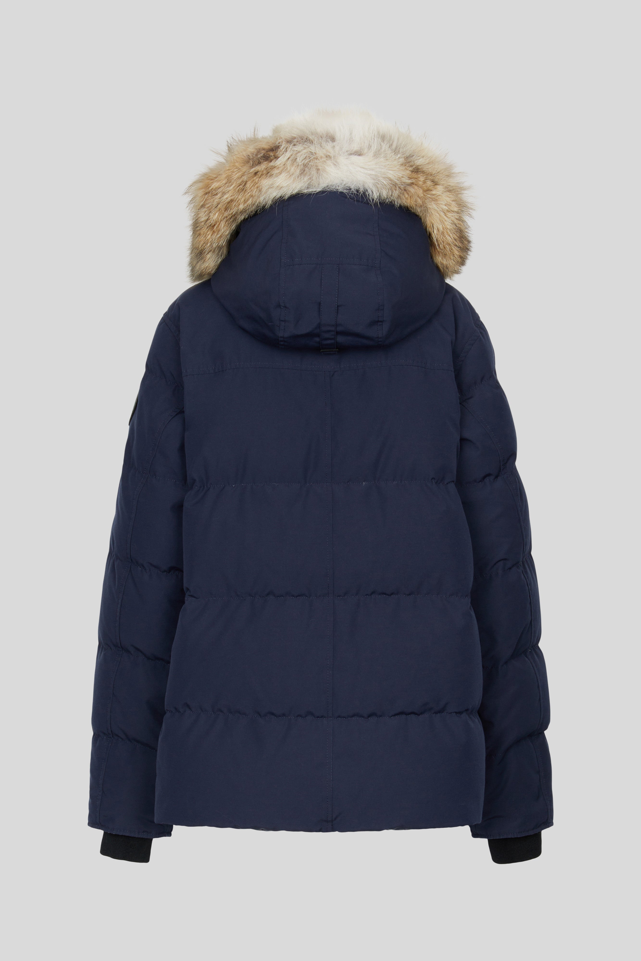 【美品】 ウィンダムパーカーS ネイビー ブラックレーベル Used Wyndham Parka Black Label Heritage for sale - Canada Goose