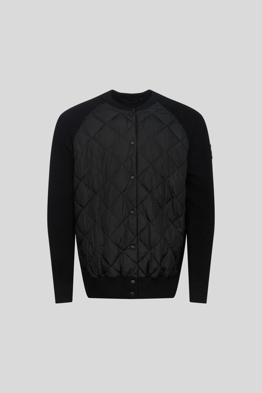 HyBridge® Quilted Knit Bomber