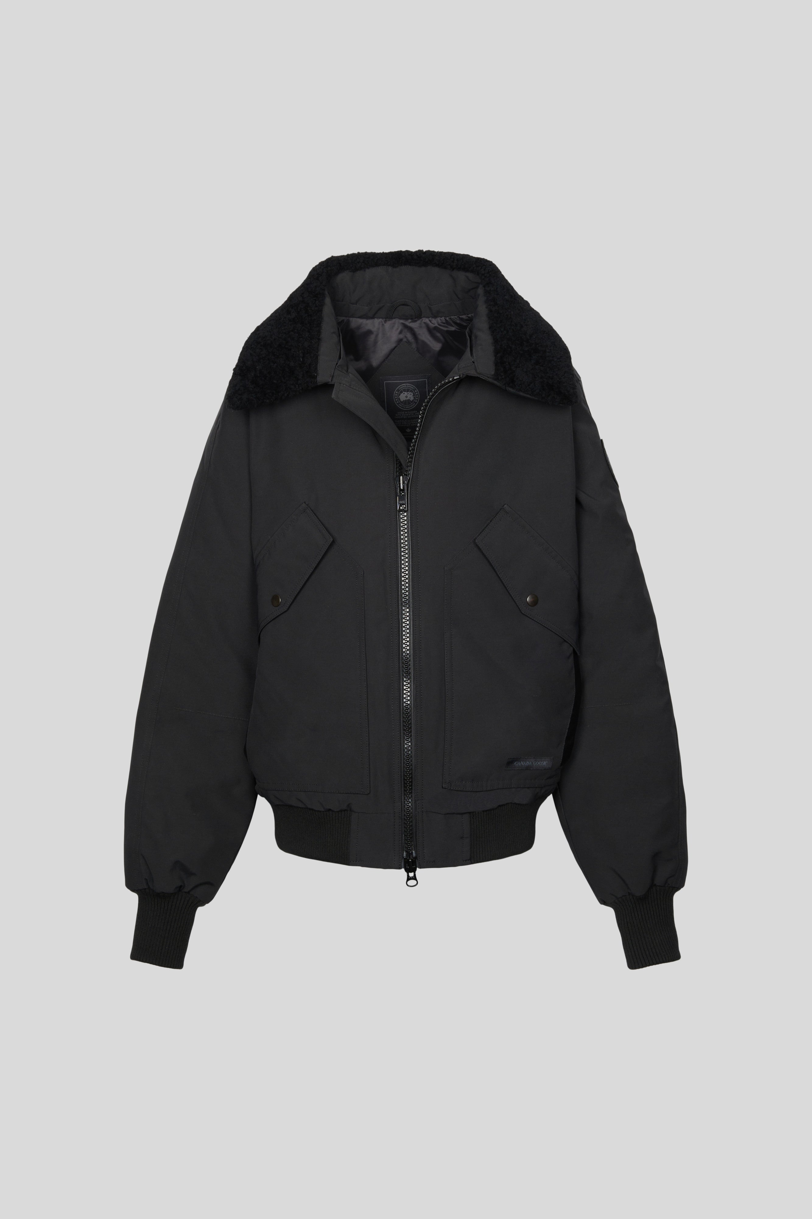 Canada goose bomber jacket black online