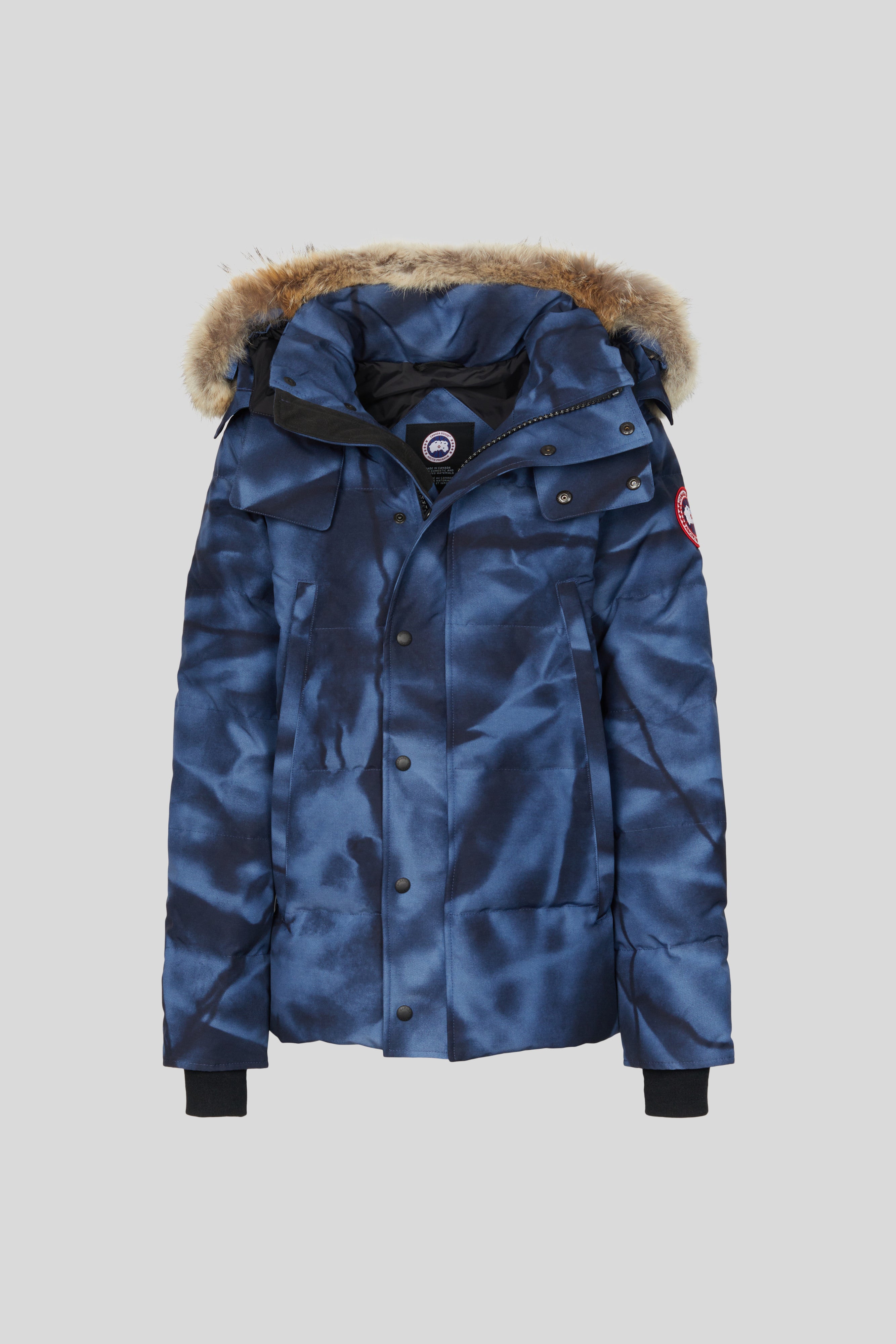 Canada goose wyndham store blue camo