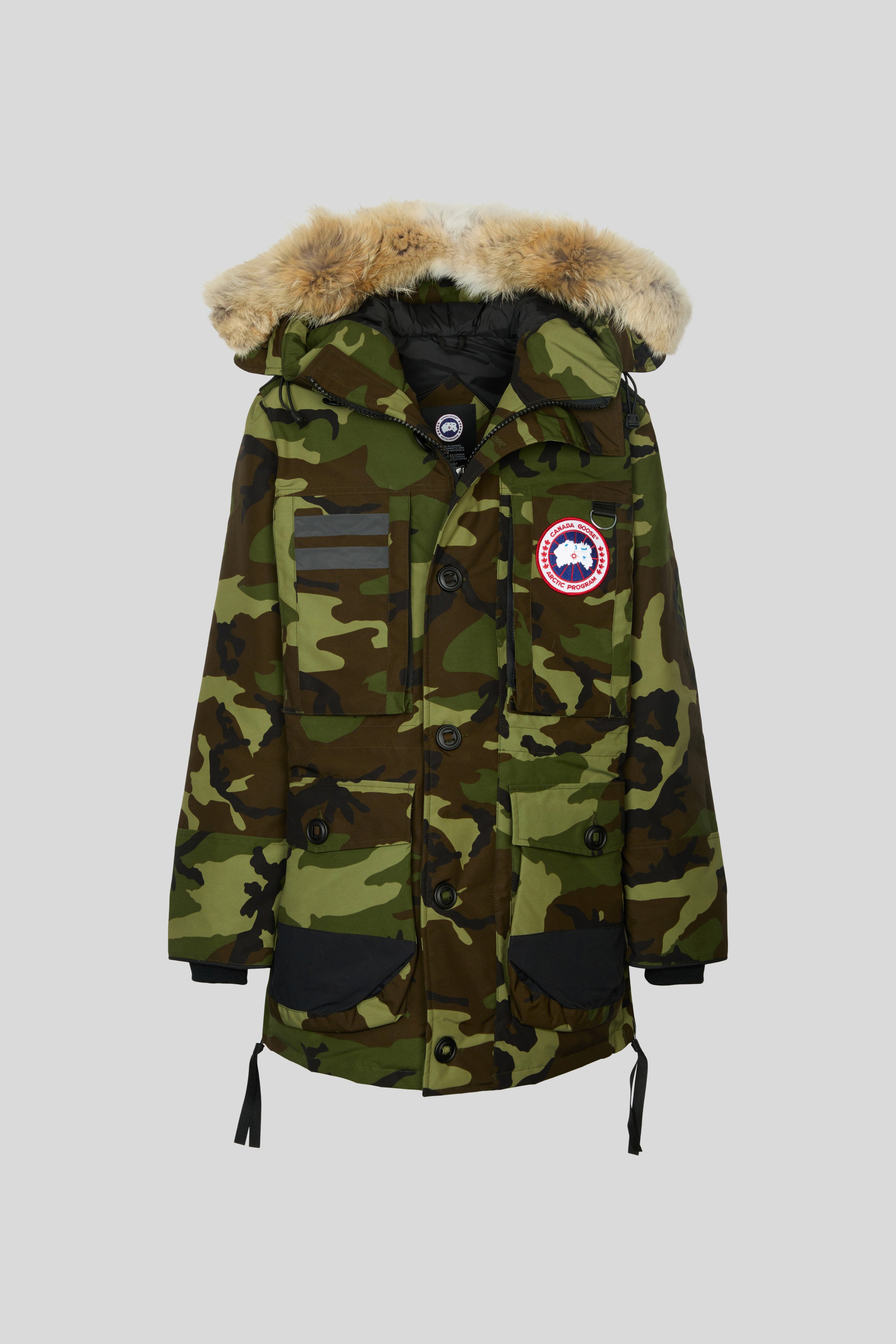 Canada goose macculloch parka black label grey camo best sale