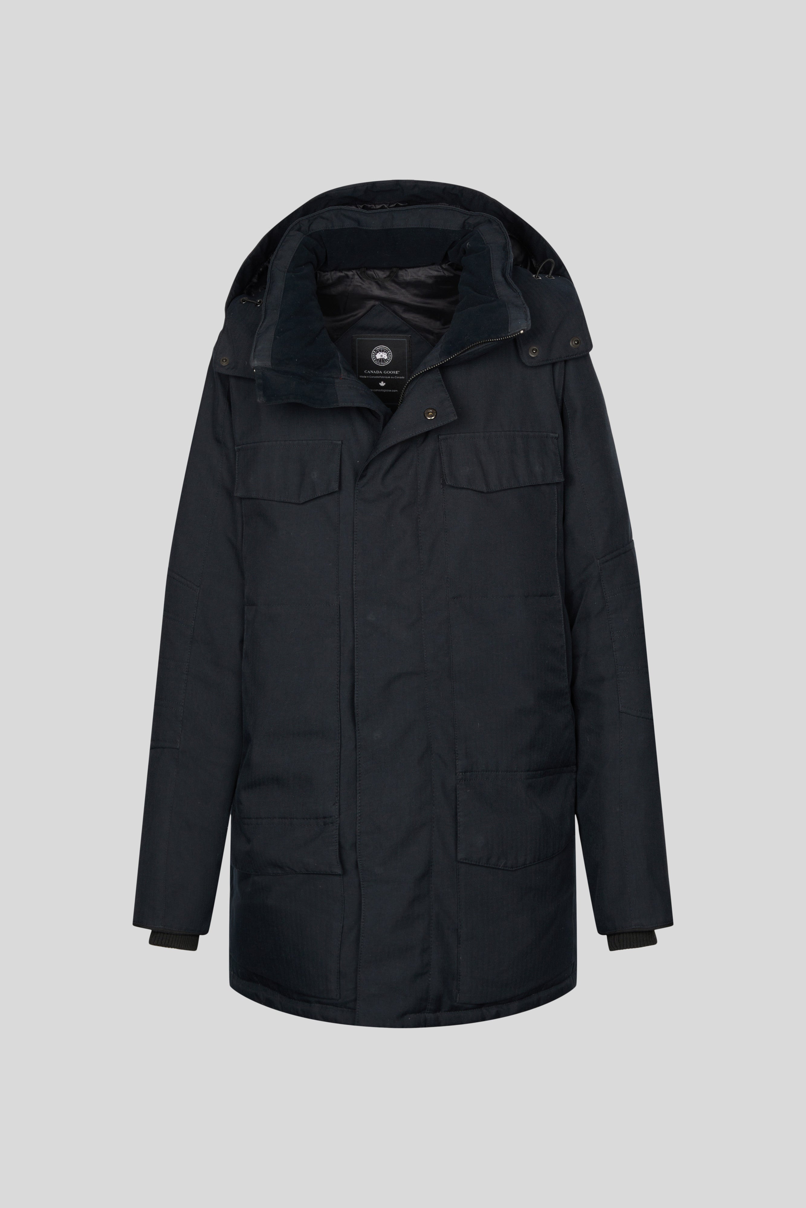 Used Windermere Coat Black Label for sale Canada Goose Generations US